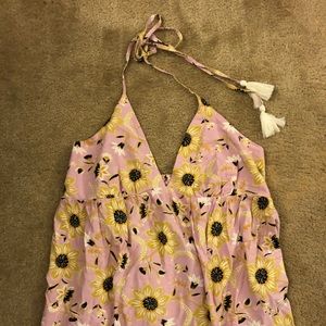 Floral halter dress by Loft